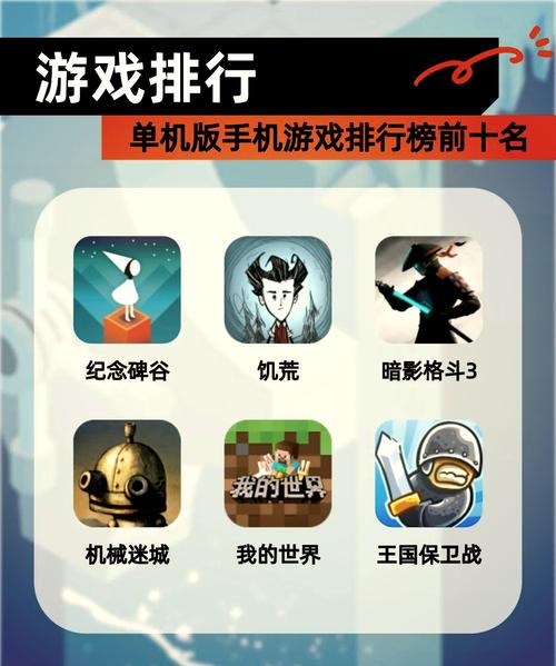适合一个人玩的手机单机游戏