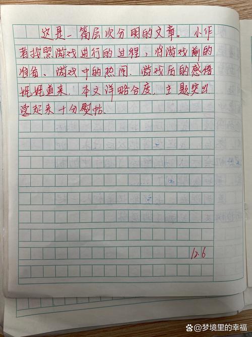 记一次游戏的评语怎样写?