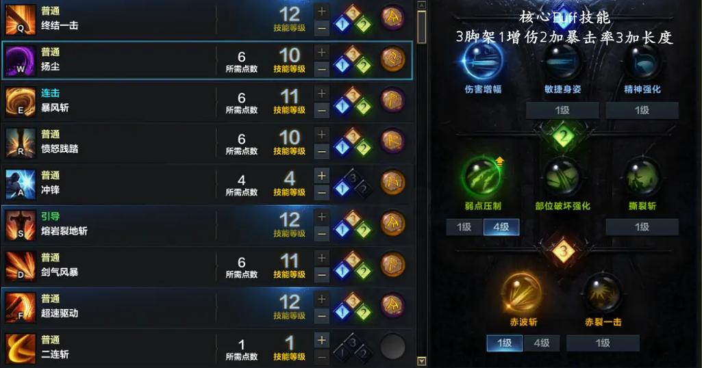 失落的方舟体术流拳霸技能加点攻略