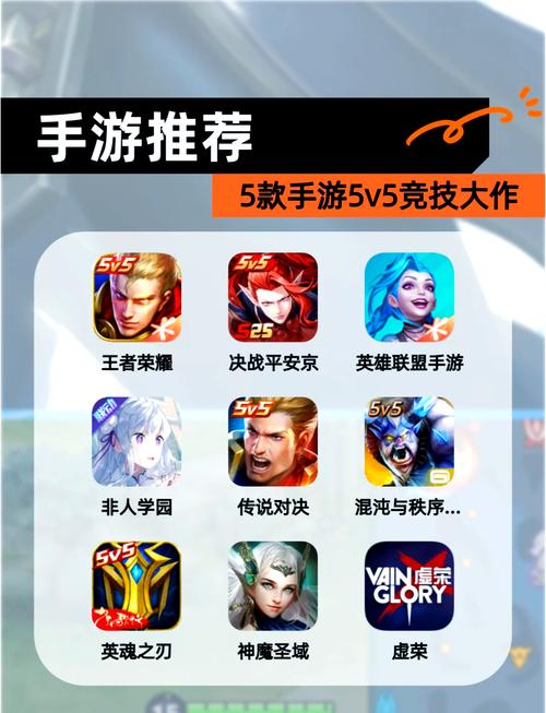 类似王者的5v5推塔手游