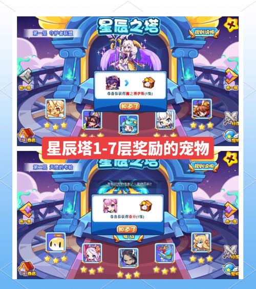 《洛克王国》新星辰塔一到七层奖励是什么?