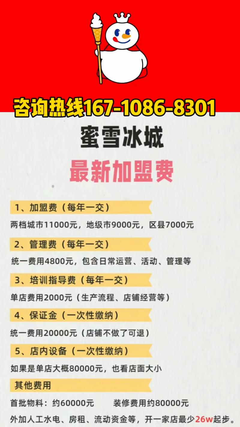 加盟冰淇淋店蜜雪冰城赚钱吗