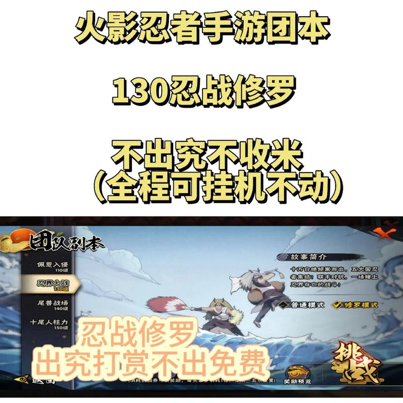 火影忍者阿修罗团本规则